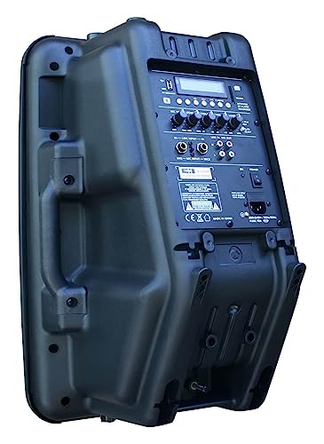 E-Lektron aktives PA Lautsprecher-System Soundanlage mit Media-Player, Bluetooth, integrierte Class-D Endstufe JAD30-B 400W