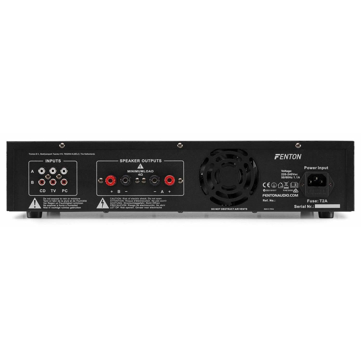 MAX215 PA Lautsprecher Set 4000 W mit Bluetooth Verstärker & 2X 3‑Wege 15″ DJ Lautsprecher, FPL1000 Bluetooth Verstärker mit USB/SD Player & Fernbedienung, inkl. Kabel - Plug & Play Musikanlage