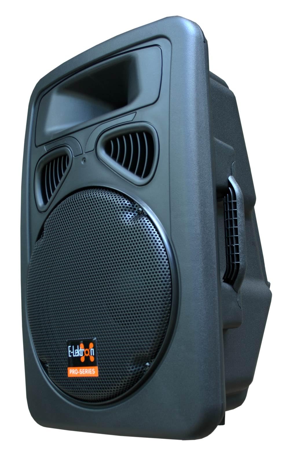 E-Lektron aktives PA Lautsprecher-System Soundanlage mit Media-Player, Bluetooth, integrierte Class-D Endstufe JAD30-B 400W