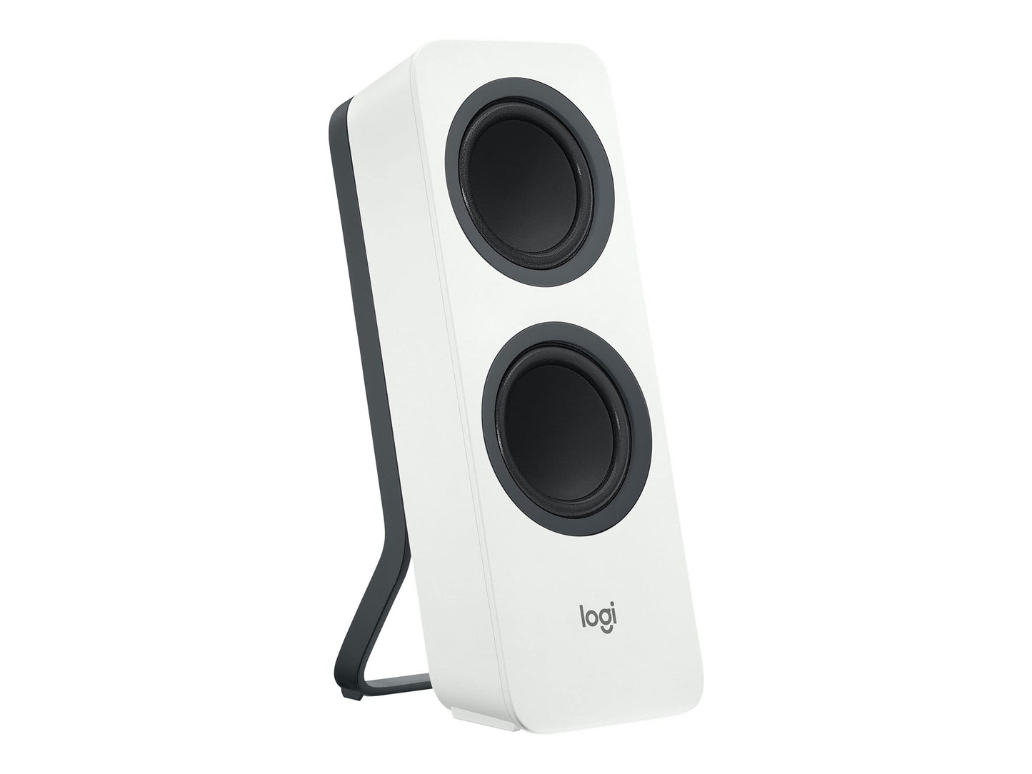 Logitech Z207 Kabelloser PC-Lautsprecher, Bluetooth, Stereo Sound, 10 Watt Spitzenleistung, 3,5 mm Eingang, Kopfhörerbuchse, Easy-Switch Feature, EU Stecker, PC/TV/Tablet/Handy - Weiß
