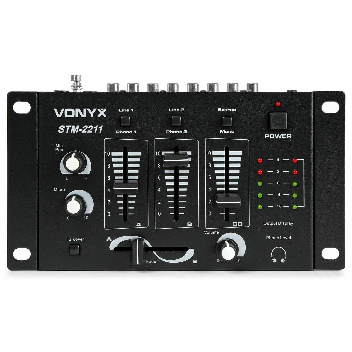 MAX12 DJ Komplettset PA Anlage - 1400 W, 2X 12″ Lautsprecher inkl. Verstärker, Mischpult & Mikrofon, MP3 USB/SD Player, AUX & Phono-Eingänge – Mobile Musikanlage für Party, Events & Karaoke Anlage
