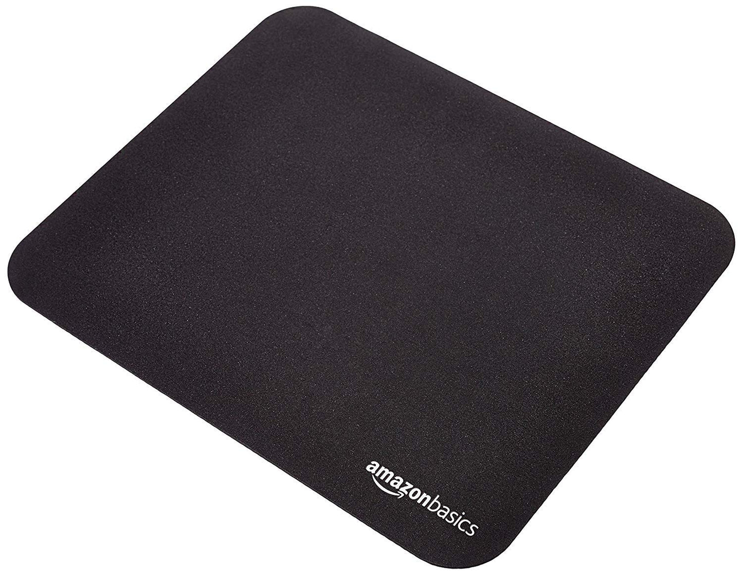 Amazon Basics - PC-Lautsprecher mit dynamischem Sound, USB-Betrieb, Schwarz, 1 Paar & Gaming-Mauspad