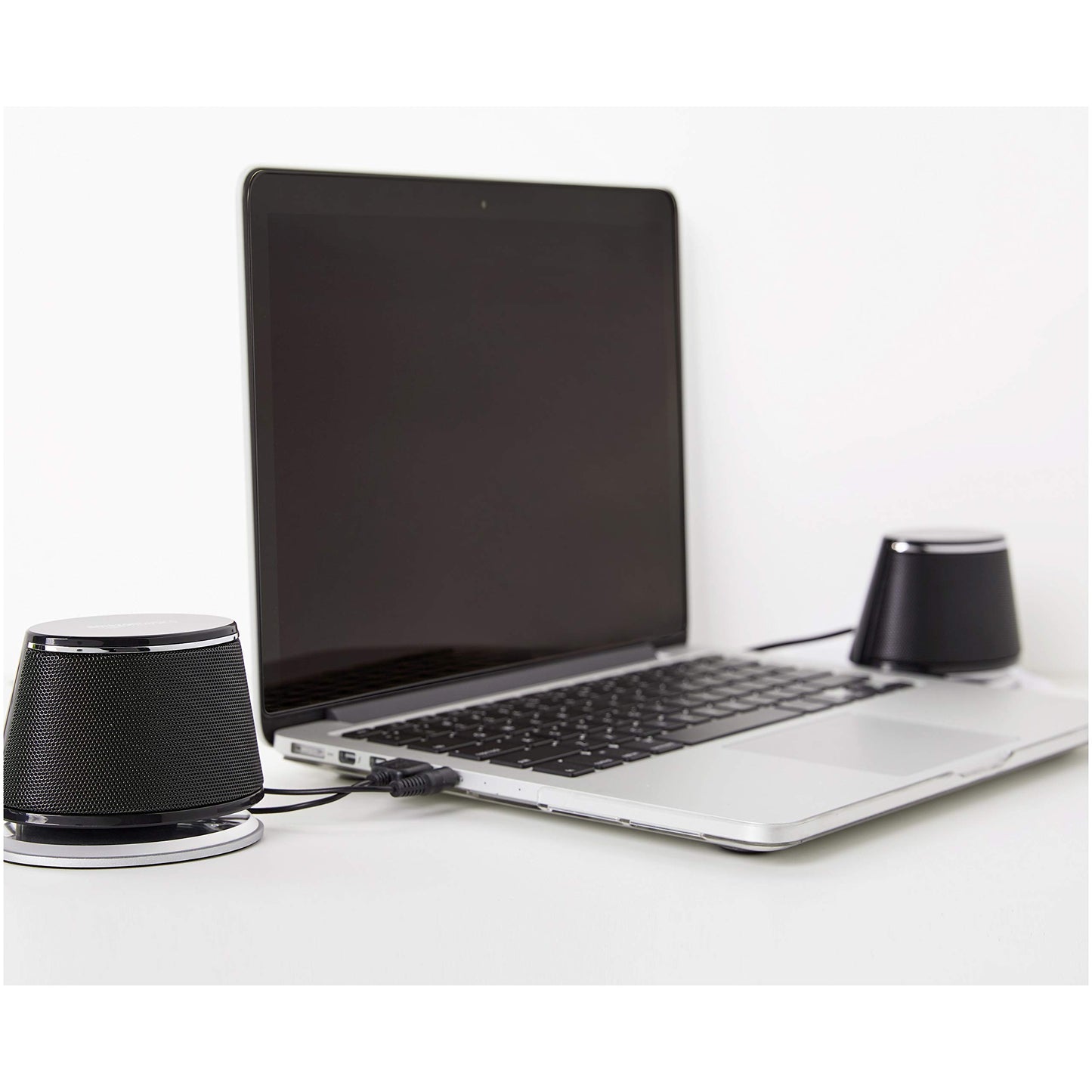 Amazon Basics - PC-Lautsprecher mit dynamischem Sound, USB-Betrieb, Schwarz, 1 Paar & USB 3.0-Verlängerungskabel (A-Stecker auf A-Buchse) 3 m (Abwärtskompatibilität zu USB 2.0 und 1.1)