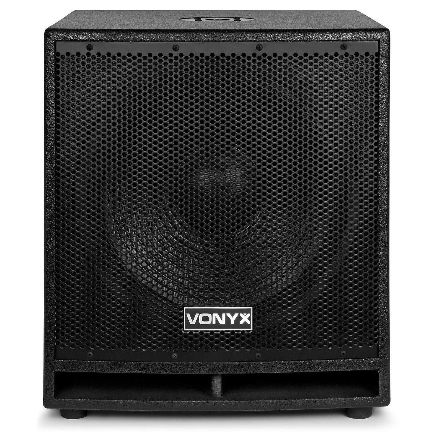 Vonyx VX880BT - Mobile PA Anlage Komplettset 2.1, Aktive Lautsprecher Boxen, 800 Watt DJ Boxen Set mit Stativen, MIC, Bluetooth, USB, SD, MP3 - PA Lautsprecher Aktiv Boxen, Musik Anlage - Schwarz