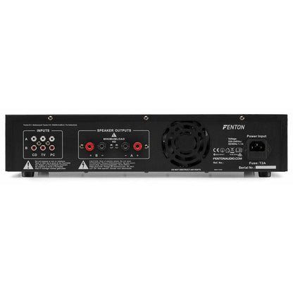MAX215 PA Lautsprecher Set 4000 W mit Bluetooth Verstärker & 2X 3‑Wege 15″ DJ Lautsprecher, FPL1000 Bluetooth Verstärker mit USB/SD Player & Fernbedienung, inkl. Kabel - Plug & Play Musikanlage