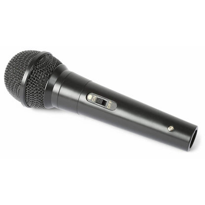 MAX12 DJ Komplettset PA Anlage - 1400 W, 2X 12″ Lautsprecher inkl. Verstärker, Mischpult & Mikrofon, MP3 USB/SD Player, AUX & Phono-Eingänge – Mobile Musikanlage für Party, Events & Karaoke Anlage