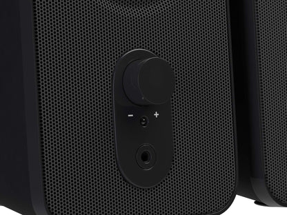 Amazon Basics Computer-Lautsprecher für Schreibtisch oder Laptop , AC-Betrieb (EU-Version), 2 Stück, Schwarz
